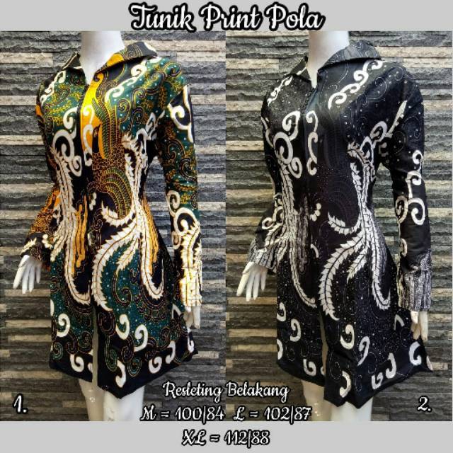 Batik Tunik Print Pola