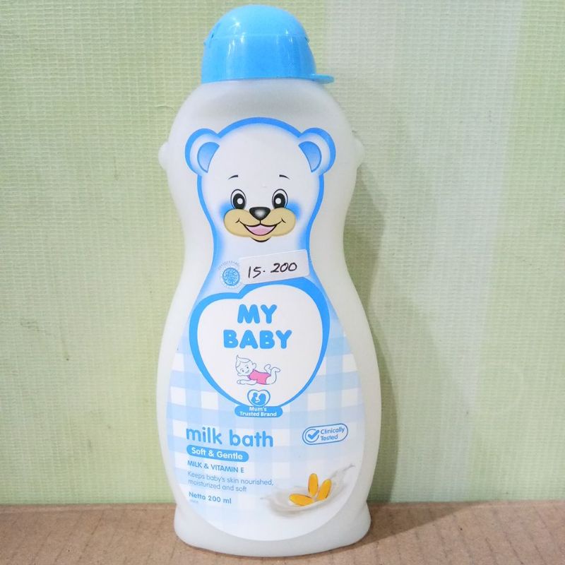 MY BABY MILK BATH SOFT&amp;GENTLE, BATH TELON PLUS 200ML