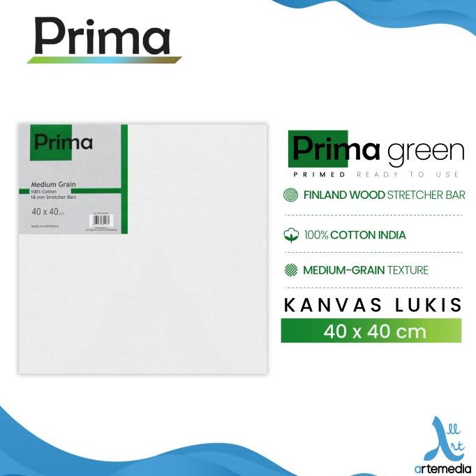 

Kanvas Lukis Prima Green 40x40cm Cotton Canvas
