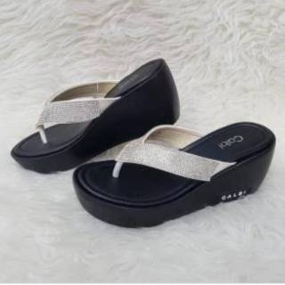  BAYAR DI TEMPAT SANDAL  CALBI  CRX 1798 SANDAL  WEDGES 