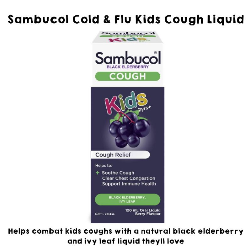 Sambucol Kids Cough Liquid 120mL