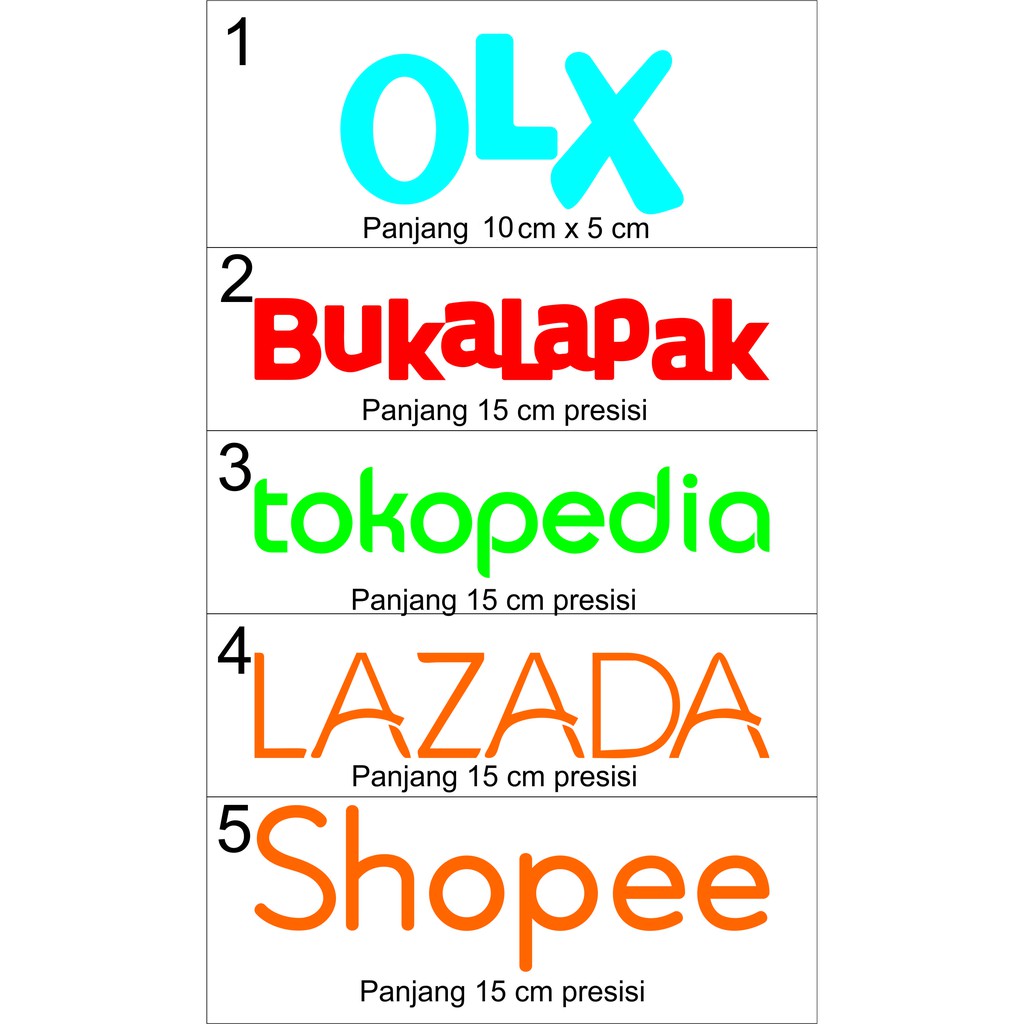 

stiker cutting logo olshop