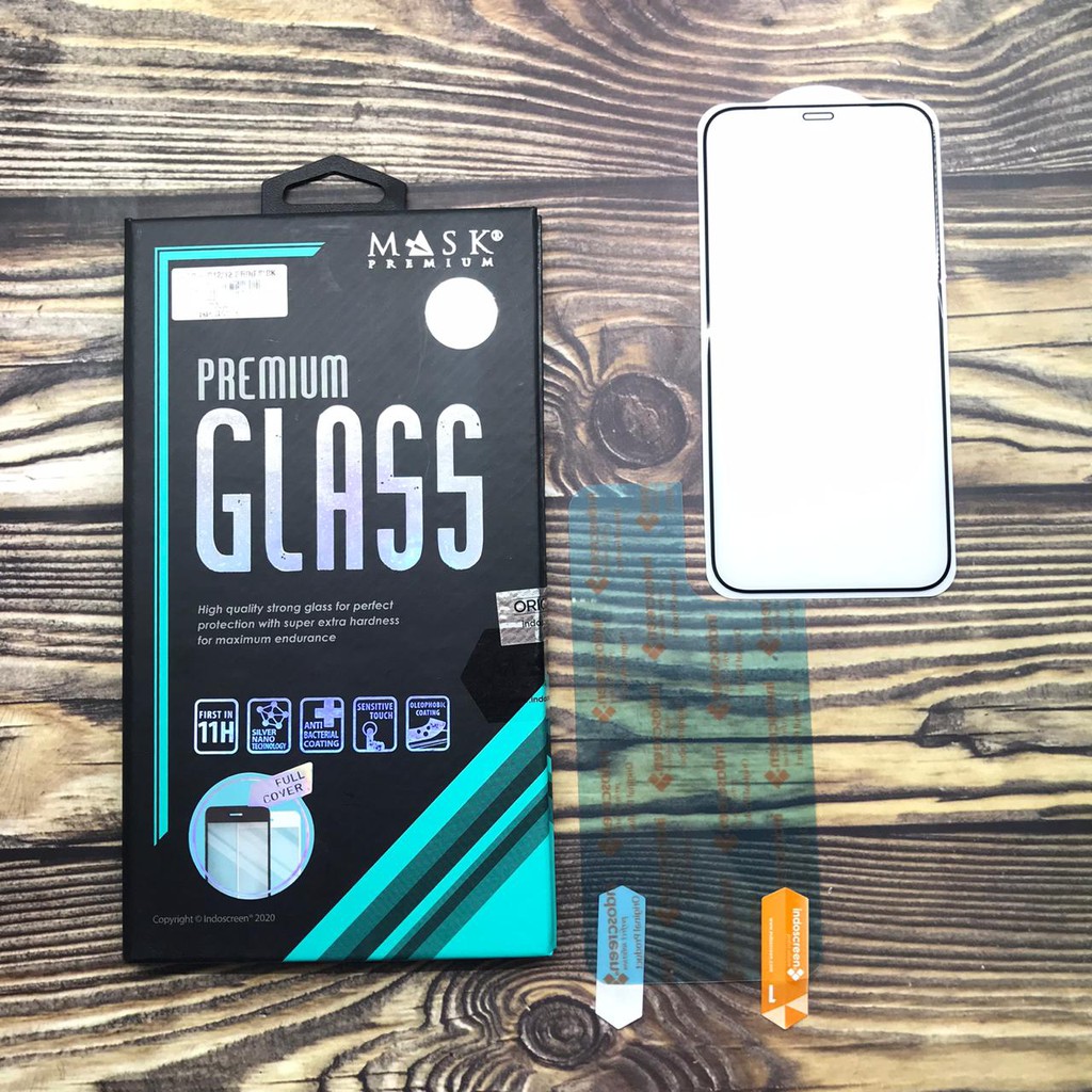 TEMPERED GLASS PREMIUM FULL DEPAN BELAKANG IPHONE 12,12PRO,12PRO MAX