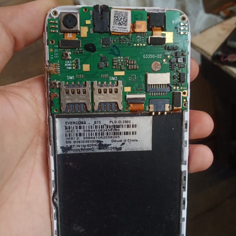 mesin evercoss b75 minus lcd