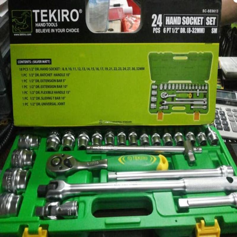 Kunci Sok Tekiro 24 pcs 6PT Box Plastik