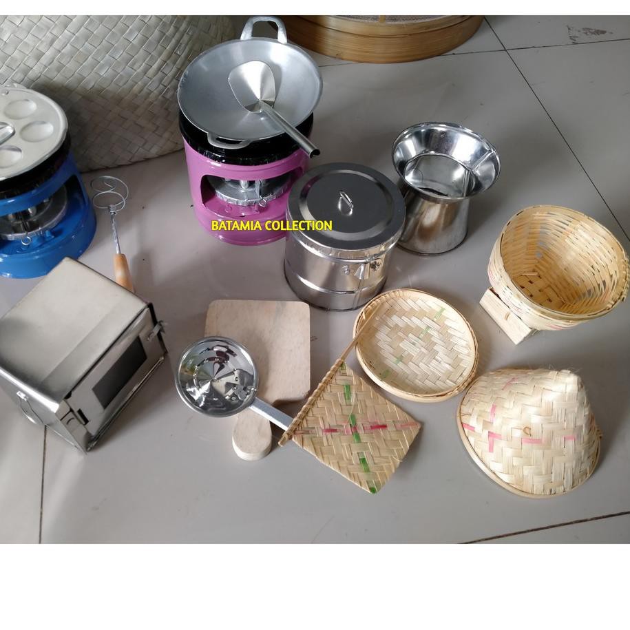 MALL 6.6 Kompor Mini Anak Bisa Nyala Miniatur Oven Dandang Talenan Mainan Masak Masakan Mini terbaru