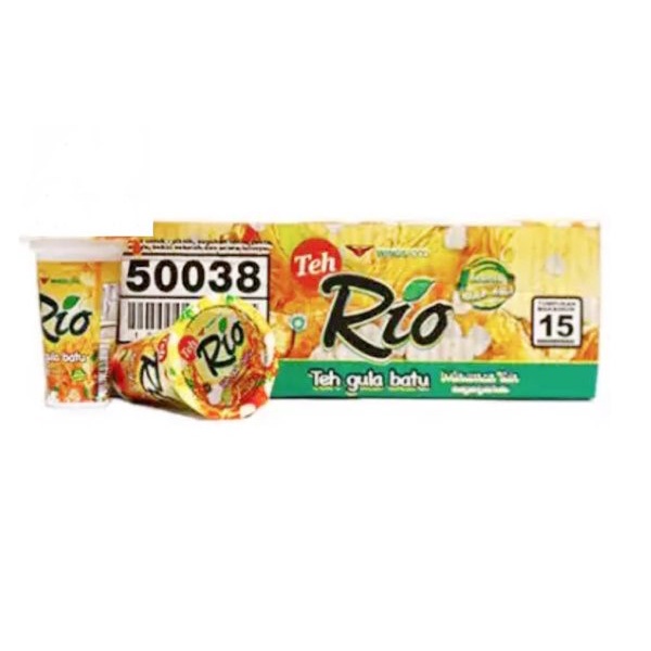 

Teh Rio Gelas 1 Dus isi 24 Cup 190ml Gula Batu