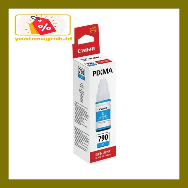 

Pt740Dpp Canon Tinta Botol Gi790 Color / Tinta Refill Gi 790 Warna Original - Biru Pt0P8D6M