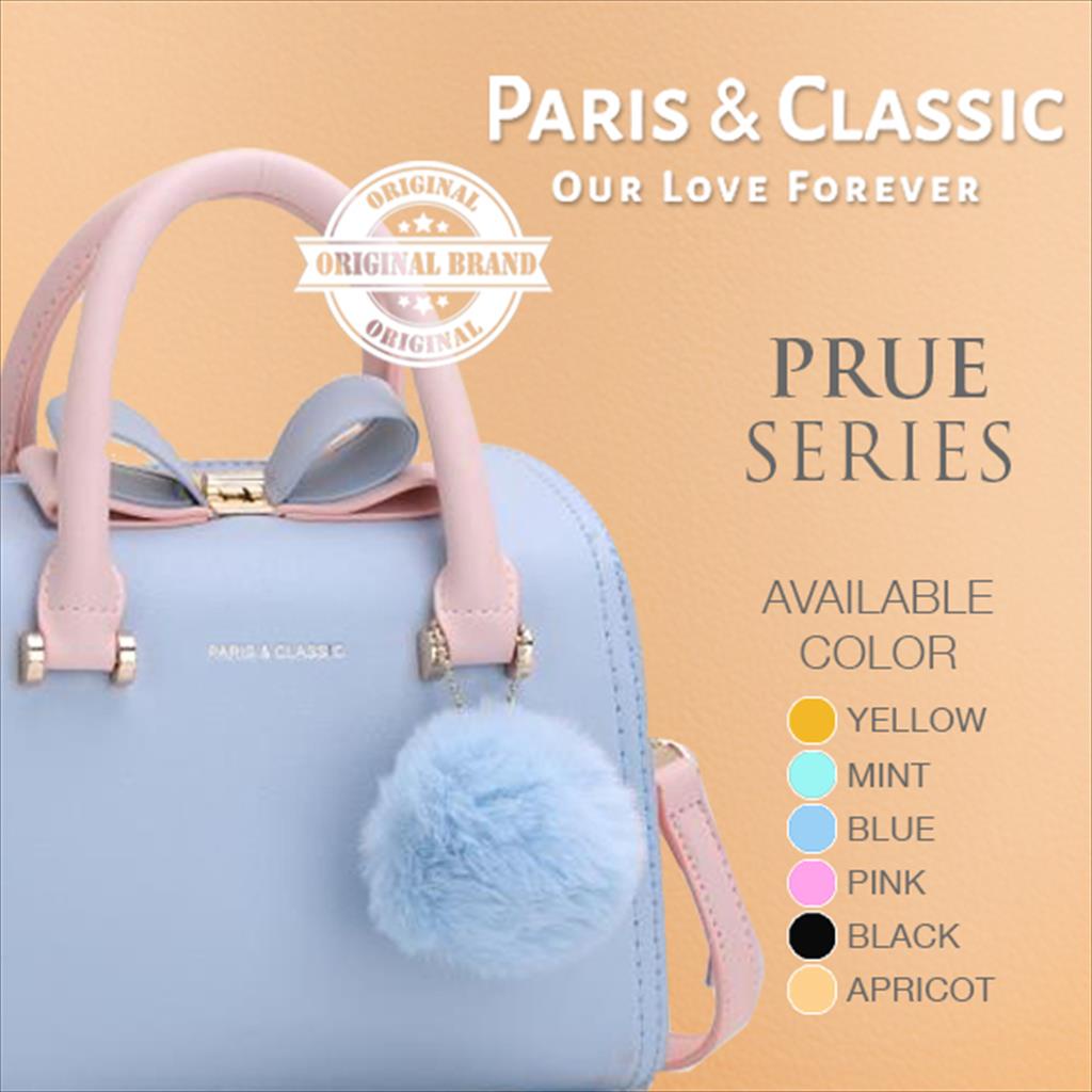 Paris Classic Tas Wanita Import Branded Original Terbaru Handbag Selempang Wanita Top Handle Bag Tas Fashion Wanita Import [PC 93325]