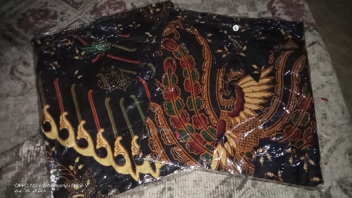 Batik Couple Keluarga Sania Ruffle Ori Ndoro Jowi Dnt Kupu Kuning