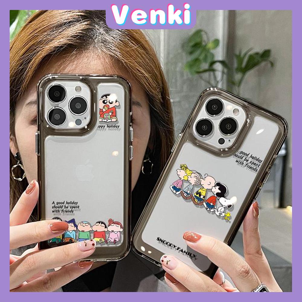 iPhone Case HD Acrylic High Quality Hard Case Clear Case Metal Button Protection Camera Shockproof Cartoon Cute Compatible For iPhone 14 Pro Max 14 Plus 13 Pro Max 12 11 XR 7Plus