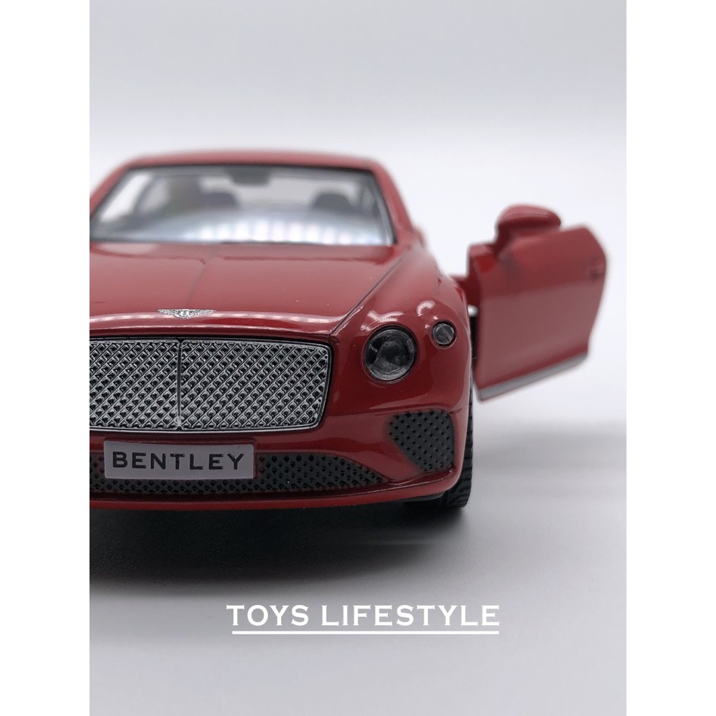 RMZ Diecast - Bentley Continental GT 2018 Skala 1:32 (Merah)