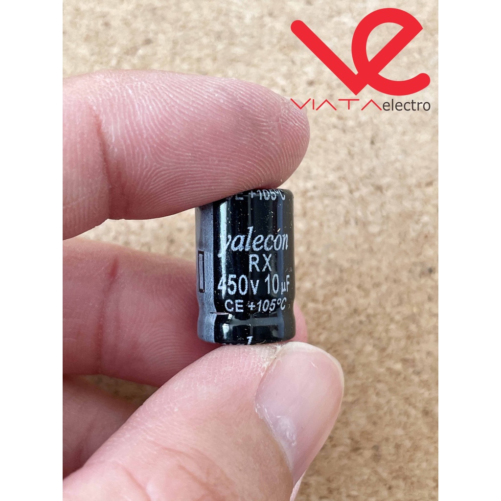 KAPASITOR ELCO 10UF 450V (1 BUAH) KAPASITOR CAPACITOR ELKO KAPASITOR 10 UF 450 V