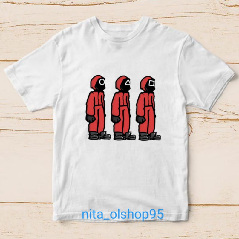 kaos squid game terbaru kaos anak terlaris