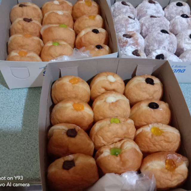 

Bomboloni / donat salju isi 12