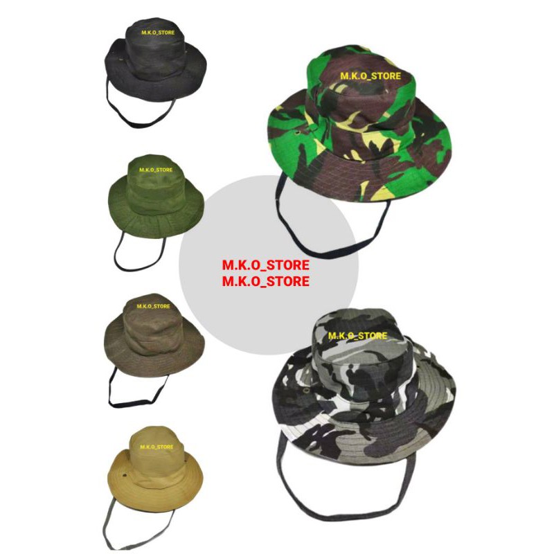 TOPI RIMBA/TOPI GUNUNG/TOPI KEPLEK RIMBA/TOPI RIMBA GUNUNG