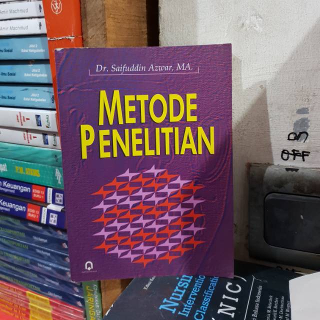 Metode Penelitian By Dr Saifuddin Azwar Shopee Indonesia