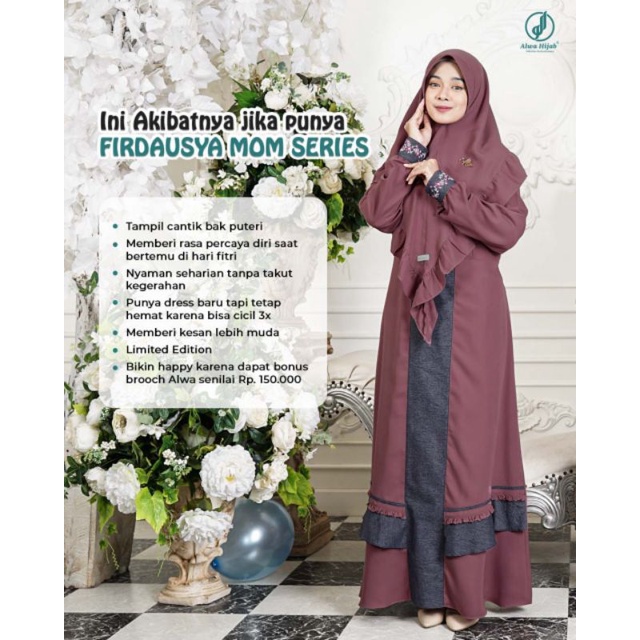 Couple Keluarga FIRDAUSYA by ALWA HIJAB versi Mom