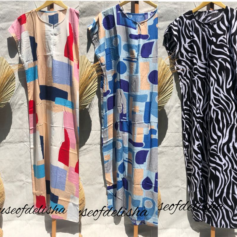 Daster rumahan bahan rayon adem / daster busui /baju hamil / daster rayon premium / baju dinas malam