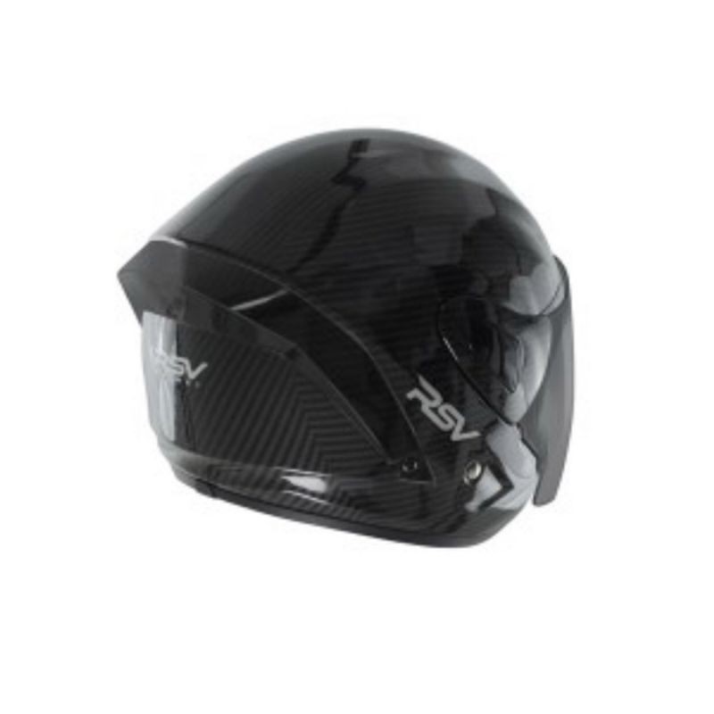 Helm RSV windtail carbon motif karbon with spoiler agv pista corsa transparan bening