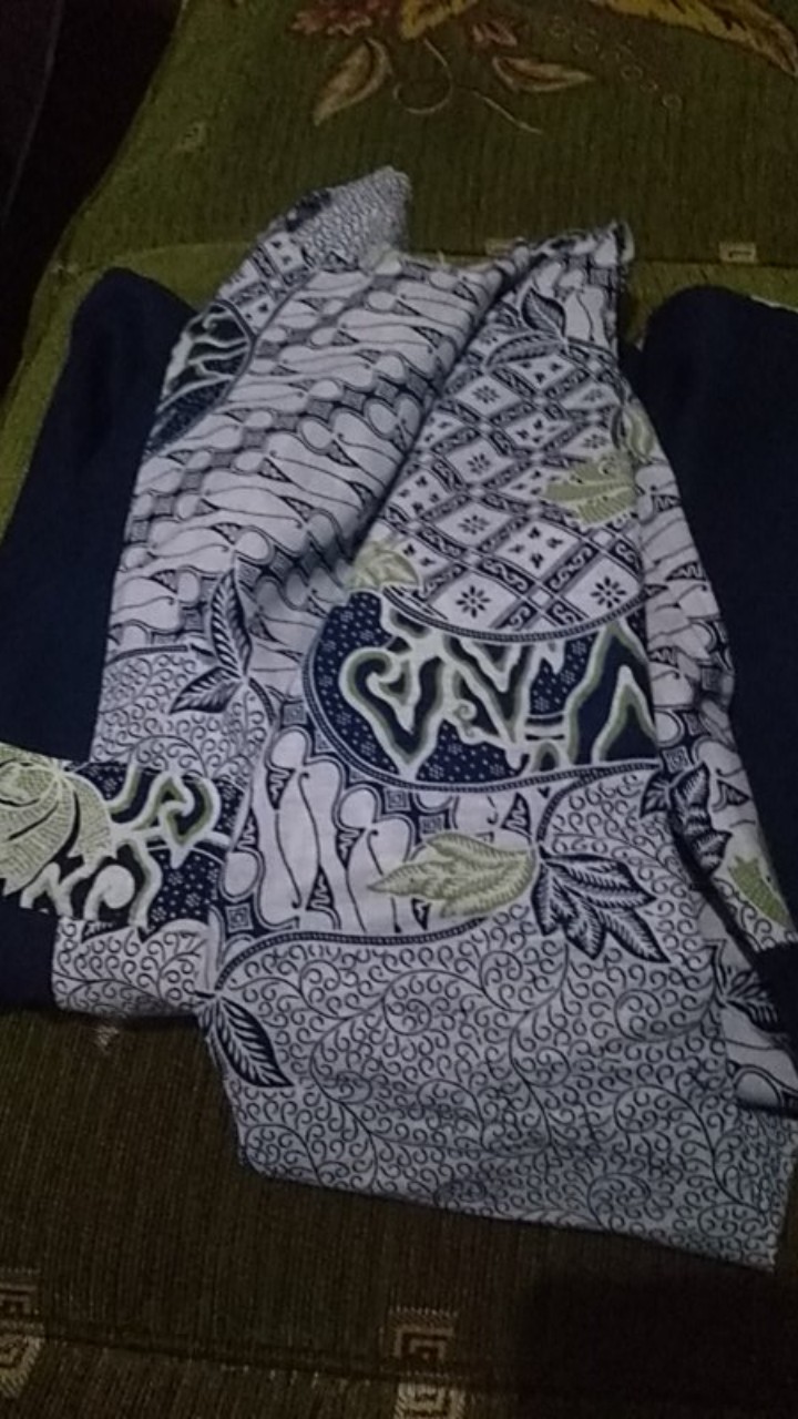 Batik Dolby Dolbi Dobby Doby Tenun Sutra Tulis Katun Atbm Baron Atasan Batik Wanita Sogan Srg308