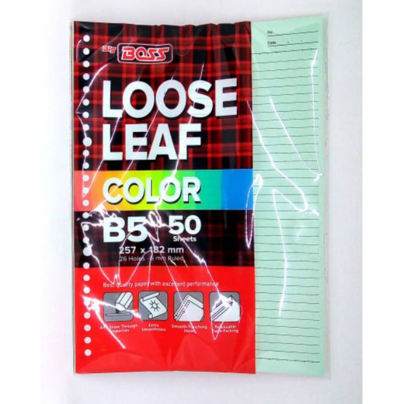 Loose leaf Big Boss B5-50