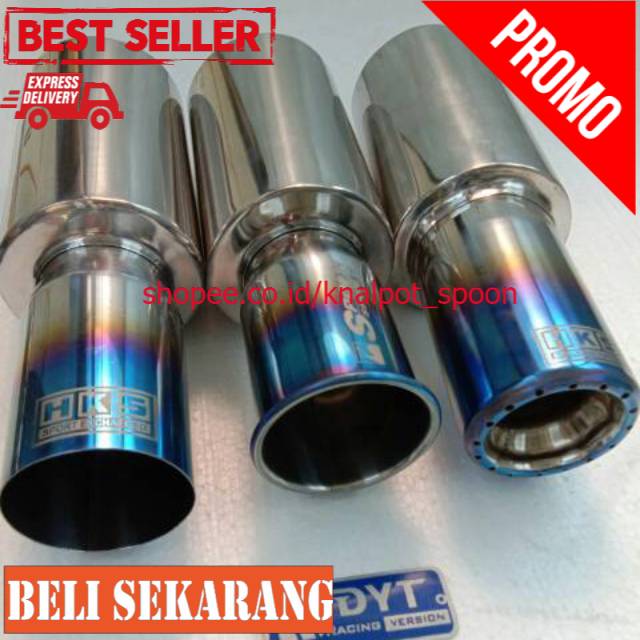 Knalpot spoon Knalpot mobil HKS SPOON DAN GRONEL