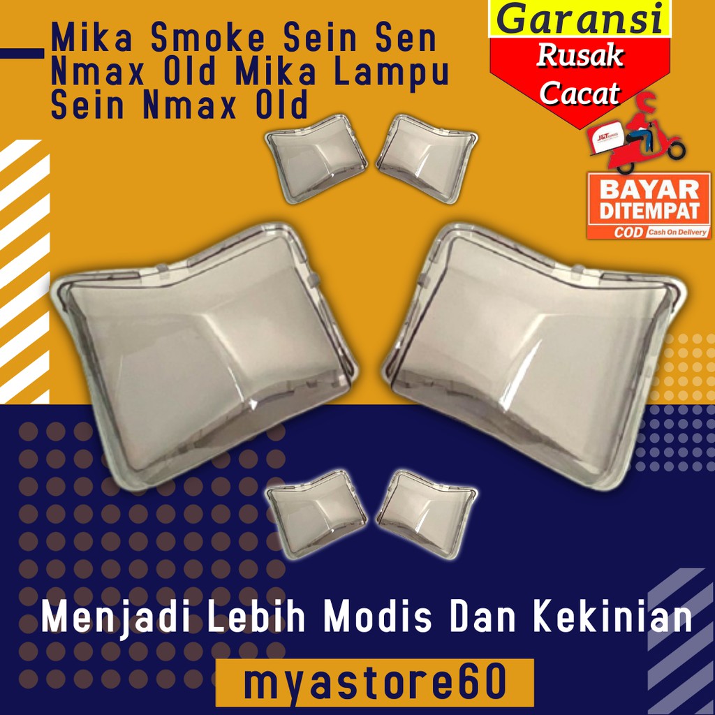 Cover Tutup Mika Smoke Sein Sen Nmax Old Mika Lampu Sein Aksesoris Variasi Sparepart Yamaha Nmax Old