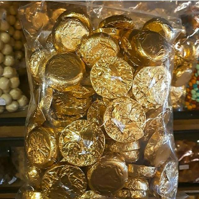 

Coklat golden coin kismis