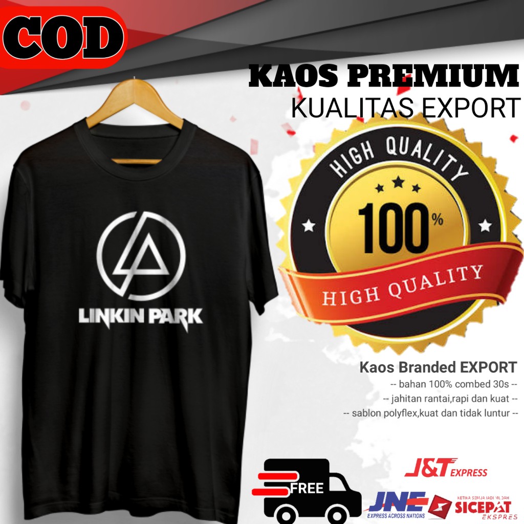 Kaos Tshirt Distro Clothing Pakaian Original Premium Linkin Park Circle - MU516LPCE