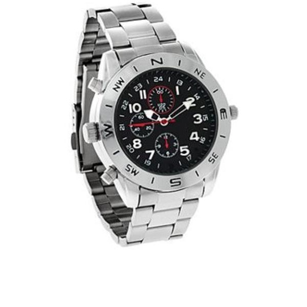 kamera pengintai jam tangan besi 8gb  new