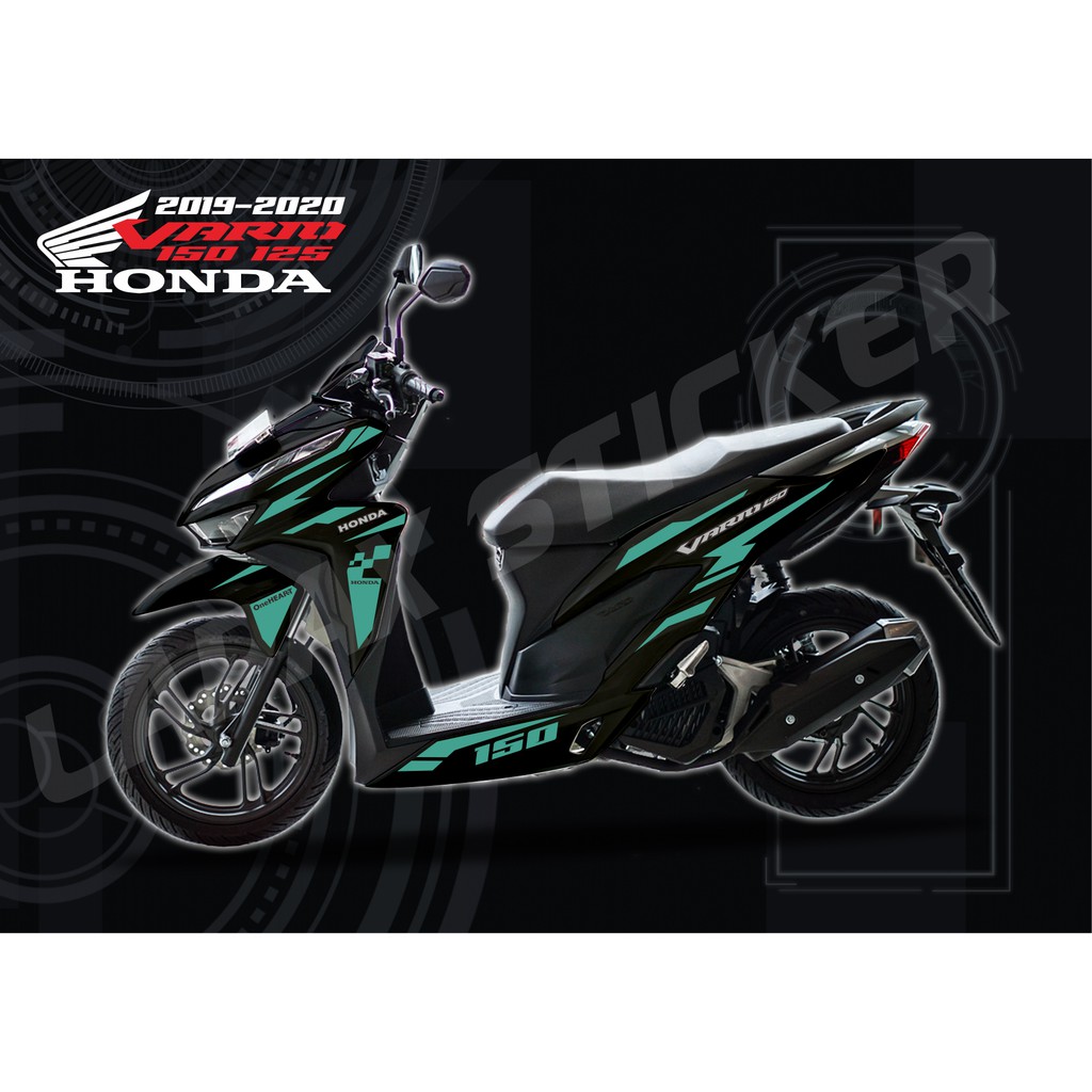 Sticker Vario fi New Striping Cutting Stiker Honda Vario 150 125