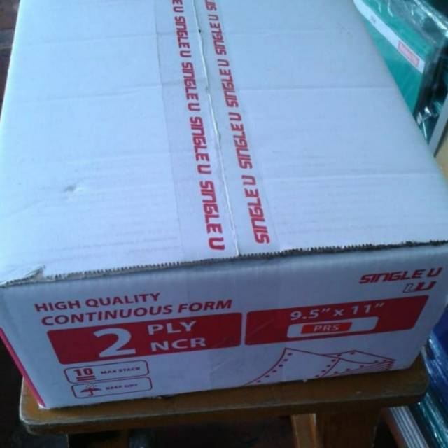 

Kertas continuous from NCR 2 ply 1 dibagi 2