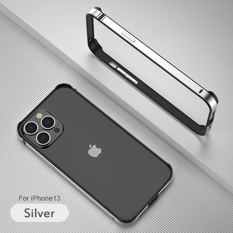 Casing Bumper Case Frame Metal Tahan Banting Untuk iPhone 13 12 Pro MAX Mini 12 13