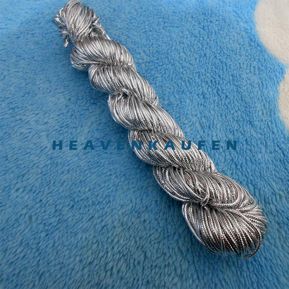 

GROSIR Tali Souvenir Warna Silver Murah Harga Per Gulung isi Sekitar 40 Meter