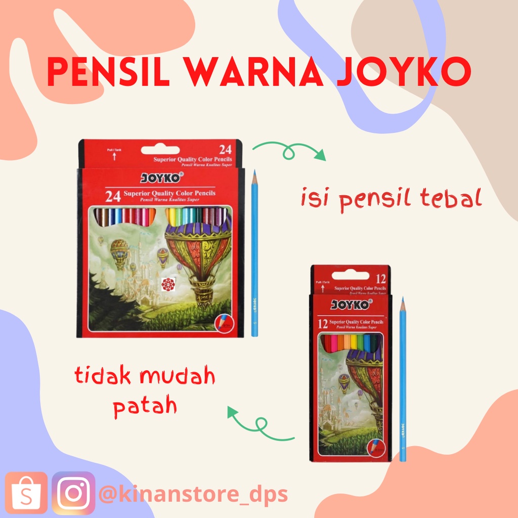 

PENSIL WARNA JOYKO 12