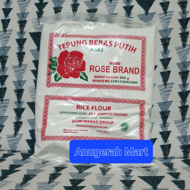 

Tepung Beras Rose Brand 500gr