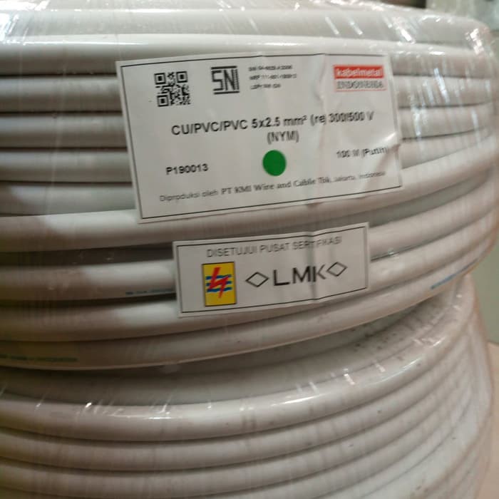 Kabel NYM 5x4mm merk Kabel Metal / KabelMetal @100M