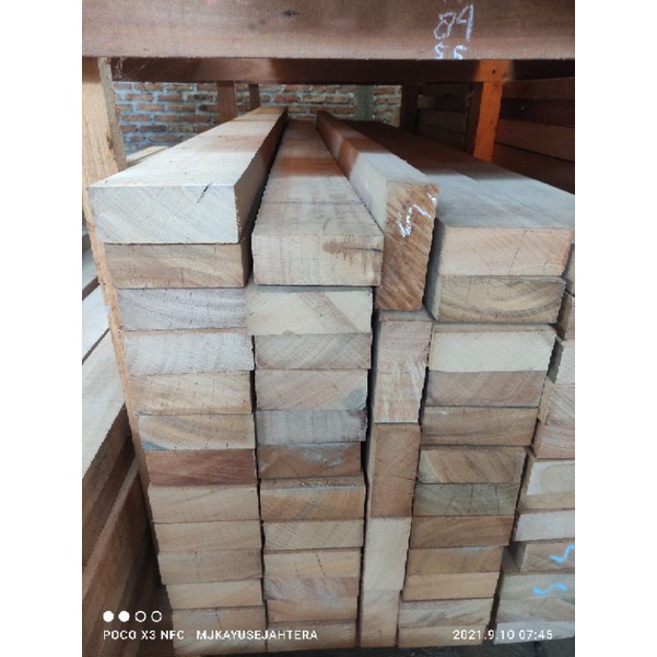 Beam Balok Kaso Kayu Bengkirai Kalimantan Super  Murah 6x12