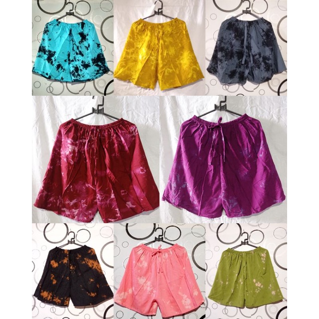 celana pendek tie die/celana pendek bali