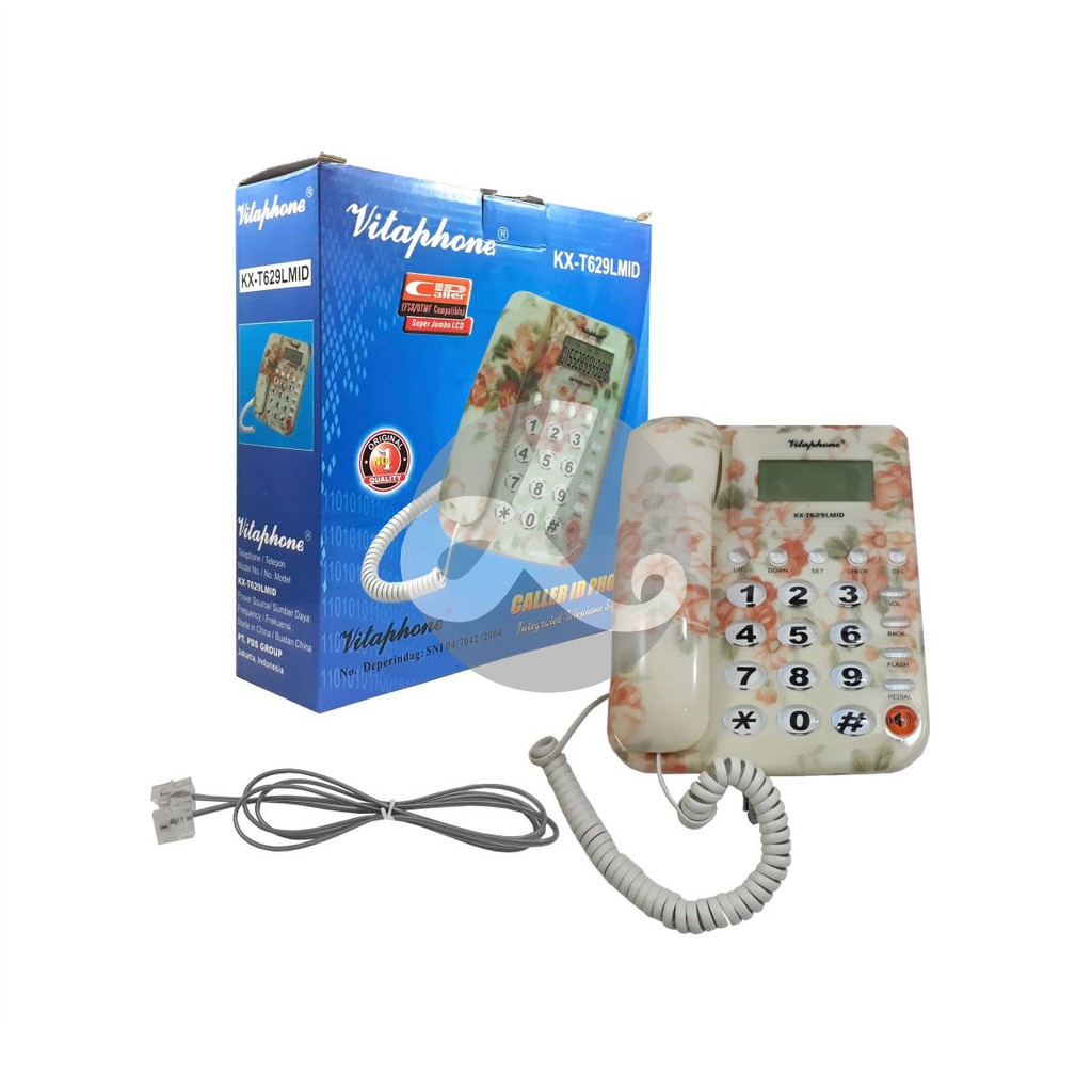 Telp Rumah Telepon Kantor Telephone Hotel Telpon Vitaphone KX-629