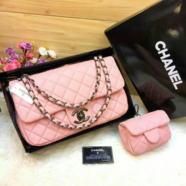 Tas Import Branded CHANEL MAXI ANAK SET Super / Tas Fashion Batam