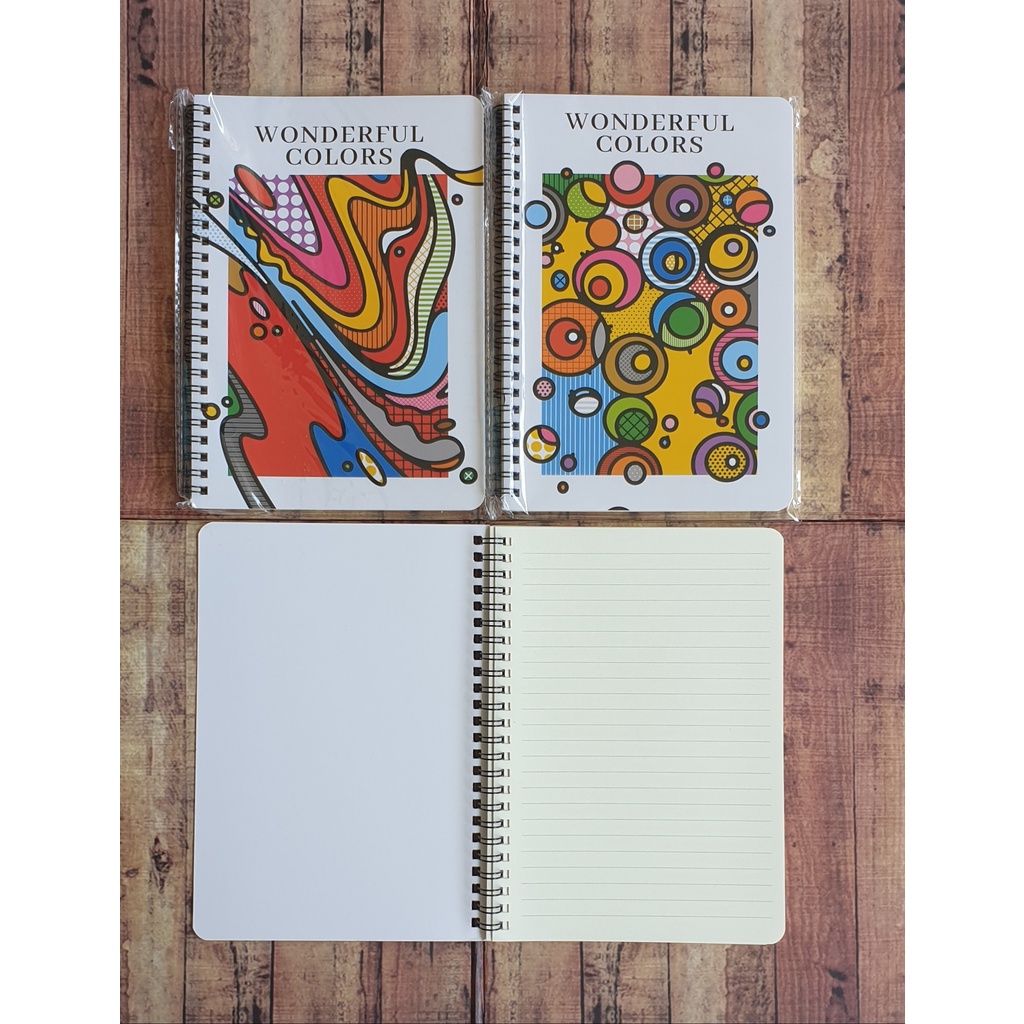 Spiral Book A5 2007  isi 40 Lembar - Notepad Wonderful Colors A5 - Buku Spiral Catatan A5