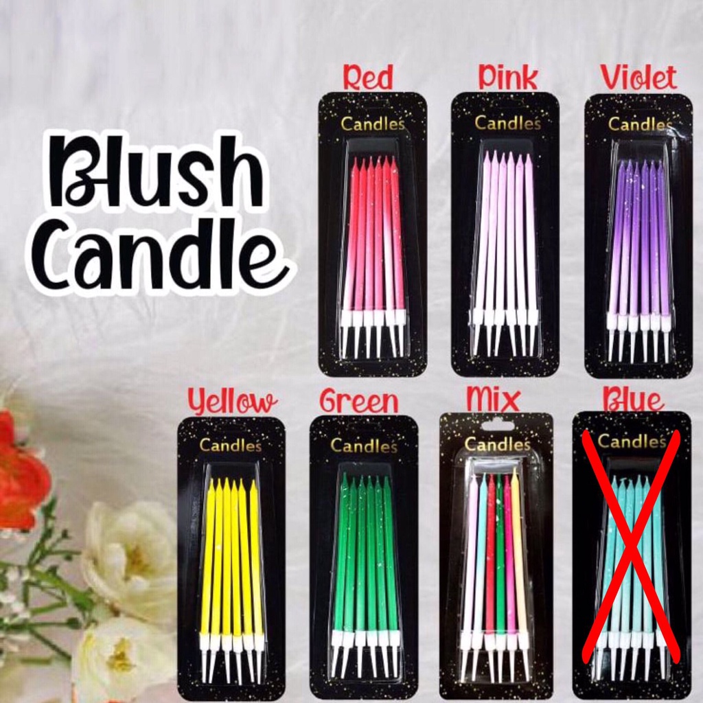 Candle Blush/lilin ulang tahun /birthday candle