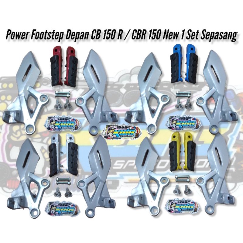 Power footstep foot step postep bostep cb150r cb 150 r cbr 150 new  pijakan kaki depan cb150r cb 150 r cbr 150 mew sepasang