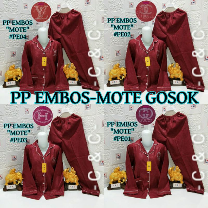 BAJU TIDUR/PIYAMA PP STD HEMBOS/MOTE GOSOK