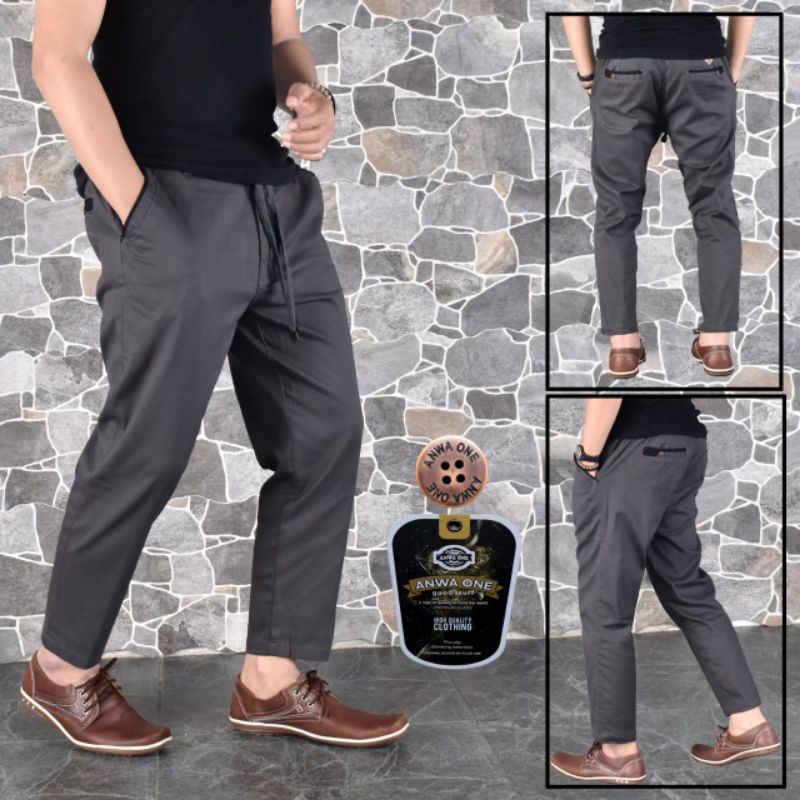 CELANA CHINO SIRWAL PRIA ORIGINAL ANWA ONE PREMIUM MURAH