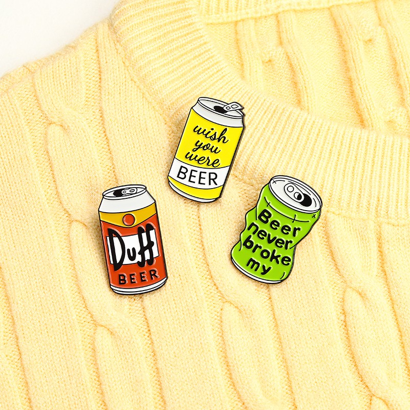 Bros Pin Enamel Desain Bir Simpsons Untuk Pakaian