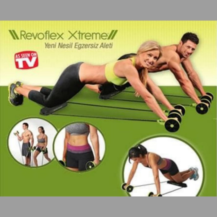 Alat Olahraga Gym Alat Olahraga Tali Lentur Revoflex Xtreme