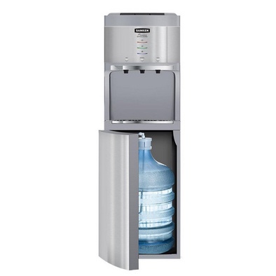 Sanken HWD-C555IC Dispenser Air Galon Bawah Low Watt Silver HWD 555IC / HWD-C 555 IC